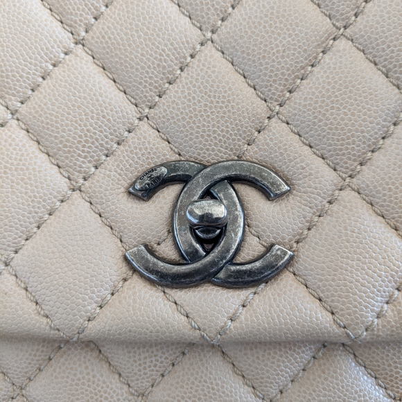 SOLD - Chanel Coco Top Handle Bag Caviar Medium - Picture 5 of 15